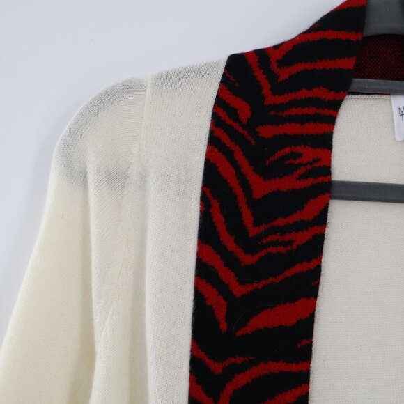 Madeleine Thompson Wool Cashmere Duster Cardigan Women S Cream Quiet Luxury Prep - Picture 5 of 12